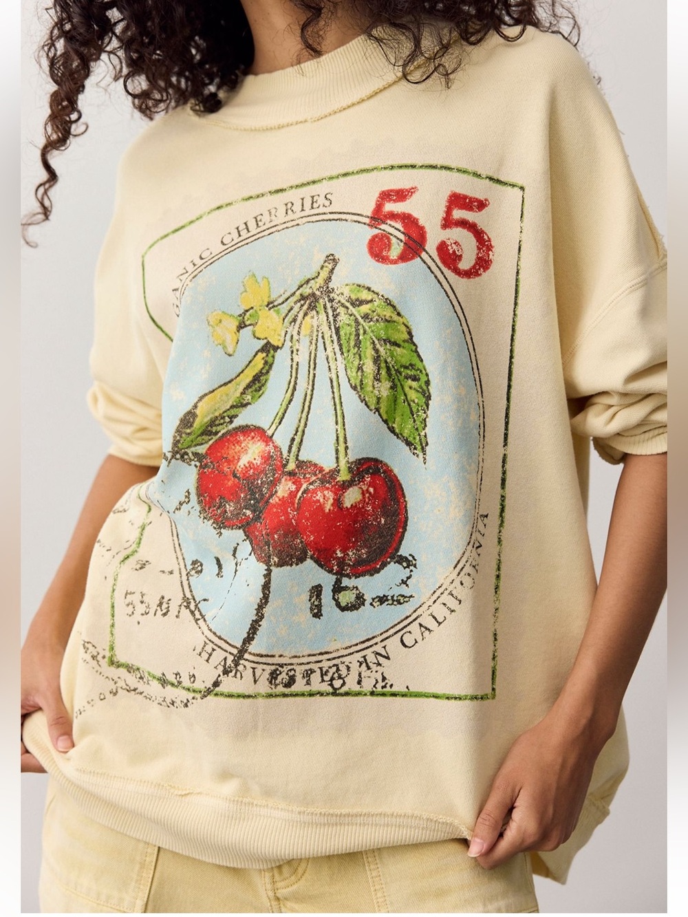 Free People Palm Springs Graphic Sweatshirt - Picture 2 of 6